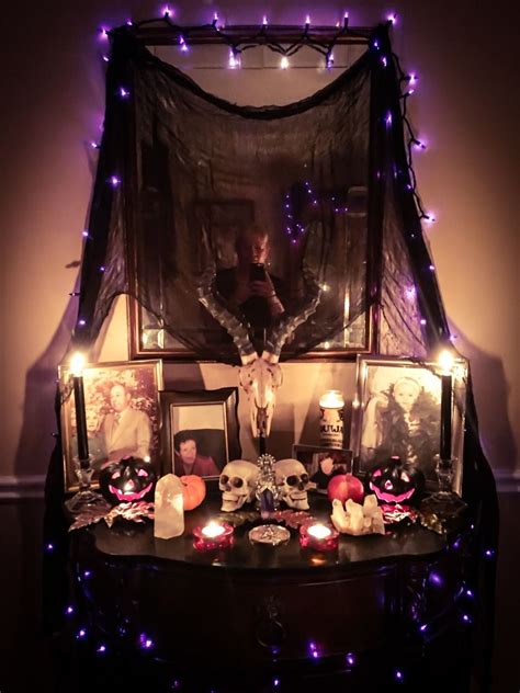 Nature-inspired witchy altar displays for earth witches